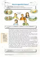 Vorschau - Arbeitsblätter - Was ist eigentlich Natur - Deckblatt