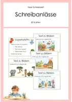 Vorschau - Bildkarten - freie Schreibzeit - Schreibanlässe (60 Karten) - Deckblatt