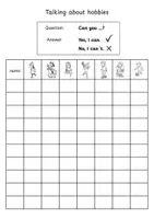 Vorschau - Arbeitsblätter - Hobbies: Talking about hobbies, Can you ? - Seite 2