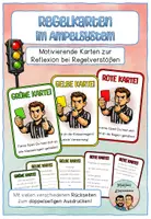 Vorschau - Anderer Materialtyp - Regelkarten Grün Gelb Rot – Ampelsystem für Klassenregeln, Verhaltenstraining & positive Verstärkung in der Grundschule - Deckblatt