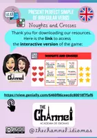 Vista previa - Juegos / Gamificación - PAST SIMPLE OF IRREGULAR VERBS – Noughts and Crosses - página 1
