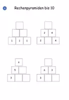 Vorschau - Arbeitsblätter - Mathe Klasse 1: Rechenpyramiden bis 10 - Seite 3