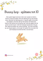 Voorbeeld - Bunny hop splitsen tot 10 - Voorblad