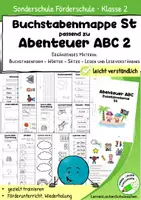 Vorschau - Arbeitsblätter - Abenteuer ABC 2 – Übungsmappe Buchstabenverbindung St - Deckblatt