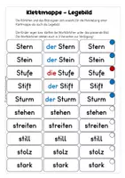 Vorschau - Arbeitsblätter - Abenteuer ABC 2 – Übungsmappe Buchstabenverbindung St - Seite 3