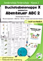 Vorschau - Arbeitsblätter - Abenteuer ABC 2 – Übungsmappe Buchstabe X - Deckblatt