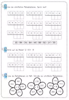 Vorschau - Arbeitsblätter - schriftliche Multiplikation Version Deutschland - Seite 2