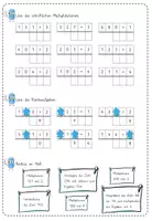 Vorschau - Arbeitsblätter - schriftliche Multiplikation Version Deutschland - Seite 3