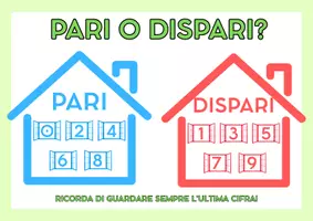 anteprima - Esercizi - A CACCIA DI NUMERI PARI E DISPARI - Pagina 1