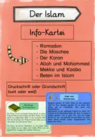 Vorschau - Stationenlernen - Der Islam: Infokarten für Stationenarbeit, Lerntheke - Deckblatt