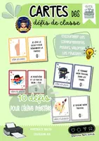 Aperçu - Affichage - Outil les défis des élèves en classe - Page de couverture