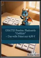 Vorschau - Spiele - Gratis: Flashcards/Merkspiel – Thema Gefühle – Englisch (Anfänger A1-A2) - Deckblatt