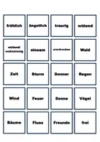 Vorschau - Spiele - Gratis: Flashcards/Merkspiel – Thema Gefühle – Englisch (Anfänger A1-A2) - Seite 2