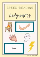 Vorschau - Quiz - Vokabeltraining; Speed reading body parts - Deckblatt