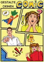 Vorschau - Spiele - Comic Vorlage - Gestalte deinen Comic - Kunstunterricht - Deckblatt