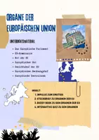 Vorschau - Arbeitsblätter - Materialpaket zu: Organe der EU - Deckblatt