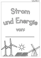 Vorschau - Unterrichtsreihen - Strom und Energie - Deckblatt und Laufzettel - Deckblatt