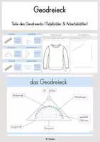 Vorschau - Stundenentwürfe - Geodreieck (Poster und Arbeitsblätter) - Deckblatt