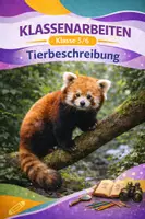 Vorschau - Arbeitsblätter - Klassenarbeit Tierbeschreibung (Klasse 5/6) – „Der Rote Panda“ (inkl. EWH) - Deckblatt