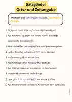 Vorschau - Arbeitsblätter - Satzglieder verstehen und Übungen - Probevorbereitung - Seite 3