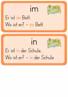 Vorschau - Poster - ihm, im, ihn oder in - Tafelmaterial & Übungsmaterial - Seite 3