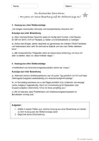 Vorschau - Arbeitsblätter - Arbeitsblatt: Übung zum Bewerbungsanschreiben - Seite 1