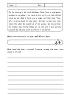 Aperçu - Feuilles d'exercices - BIRTHDAYS / ANNIVERSAIRES – Écriture créative en anglais (Writing Prompts, niveau 5e+) - Page 3