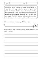 Aperçu - Feuilles d'exercices - SPRING / PRINTEMPS – Écriture créative en anglais (Spring Writing Prompts, niveau 5e+) - Page 3