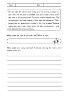 Aperçu - Feuilles d'exercices - KNIGHTS & DRAGONS / CHEVALIERS & DRAGONS – Écriture créative en anglais (Fantasy Writing Prompts, niveau 5e+) - Page 3