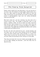 Aperçu - Feuilles d'exercices - FAMILY/FAMILLE – Compréhension écrite anglais (A2/B1) – Reading Comprehension sur la famille - Page 1
