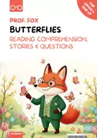 Aperçu - Feuilles d'exercices - BUTTERFLIES / PAPILLONS – Anglais Compréhension Écrite & Lecture (Collège) - Page de couverture