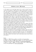 Aperçu - Feuilles d'exercices - AMERICAN DREAM / RÊVE AMÉRICAIN - Médiation & Anglais - Fiche de Civilisation (USA, Society) - Page 1