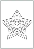 Vorschau - Mal- und Bastelvorlagen - Mandala / Pop-Art Sterne ⭐️ Herzen ♥️ / Vertretung, Muttertag & Vatertag - Seite 2