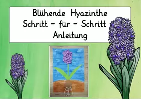 Vorschau - Präsentationen/Tafelbilder - Frühblüher: Kunstprojekt Hyazinthe (Basteln & Malen) - Kunst - Kl. 1/2 - Seite 2