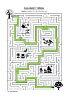 Vorschau - Arbeitsblätter - Materialpaket: Labyrinthe "Rund ums Jahr!" - Logisches Denken fördern! - Seite 3