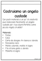 anteprima - Materiale per pittura e bricolage - Angelo da regalare – lavoretto creativo come dono di addio o portafortuna - Pagina 2