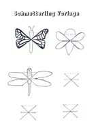 Vorschau - Arbeitsblätter - Insekten Lesezeichen aus Papier gestalten - Seite 2