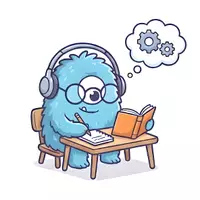Vorschau - selbst erstellte Cliparts/Grafiken - Monster-Icons: Einzelarbeit (ClipArt zur Visualisierung) - Deckblatt