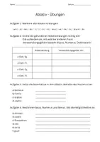 Vorschau - Arbeitsblätter - Latein Ablativ a- und o-Deklination Arbeitsblätter - Seite 2
