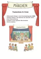 Vorschau - Text - Märchen: Schneewittchen (Skript für Theater) - Deckblatt