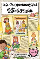 Vorschau - Spiele - Lese-Zuordnungsspiel Ostereiersuche – Ostern | Lesen & Verstehen Klasse 3–4 - Deckblatt