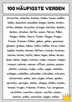 Vorschau - Poster - 100 häufigste Wörter - Nomen, Verben, Adjektive - Seite 3
