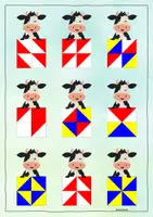 Vorschau - Stationenlernen - 🐮 Kuh Würfelmosaik Vorlagen 2x2 Bauernhof Freiarbeit - Seite 2