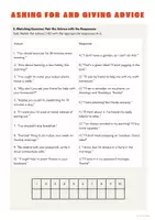 Vorschau - Arbeitsblätter - Asking for and giving Advice: Overview/Exercises (B1) - Seite 2
