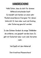 Vorschau - Spiele - Energizer - English Verbs / Verben mit Spielideen als Tafelbilder - Seite 1