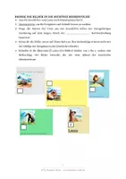 Vorschau - Text - Arbeitsblatt zu "Warum Lamas spucken": Bildreihenfolge - Seite 1