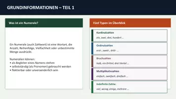 Vorschau - Unterrichtsreihen - Die Numerale – Wissenscheck & Lernzielkontrolle | Grund‑ & Ordnungszahlen – Deutsch Sekundarstufe I - 6./7. Klasse / Schulstufe - Seite 3