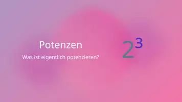 Vorschau - Präsentationen/Tafelbilder - Potenzen Klasse 5 - Einführung (G/M/E) - Seite 1