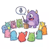 Vorschau - selbst erstellte Cliparts/Grafiken - Monster-Icons: Plenum / Klassengespräch (ClipArt zur Visualisierung) - Deckblatt