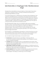 Vorschau - Arbeitsblätter - Gute Nachrichten zum Thema Krebs - Text, Fragen + Lösungen - Deckblatt